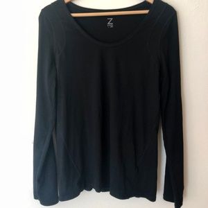 ZELLA Black Long Sleeve Workout Shirt
